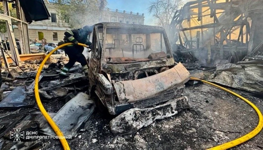 Удар по Павлограду 10 вересня: БПЛА по торговельних павільйонах — що підтверджено
